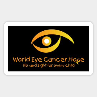 WE C Hope Gold Logo Magnet